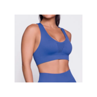 Top Nadador Sem Costura Feminino Fitness Academia Selene
