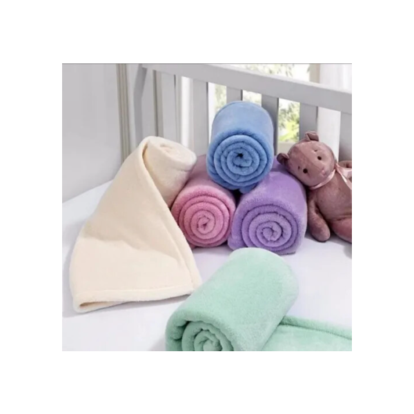 10 Manta Soft De Bebê Infantil Cobertor Anti-alérgico
