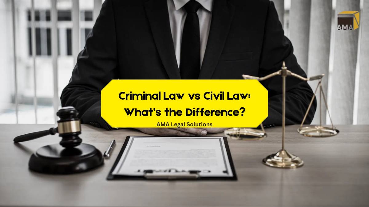 Criminal Law vs Civil Law: What’s the Difference? - AMA Legal Solutions | Legal Insights India