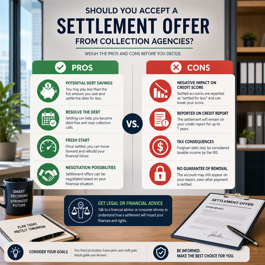 Should I Accept a Settlement Offer from a Collection Agency?