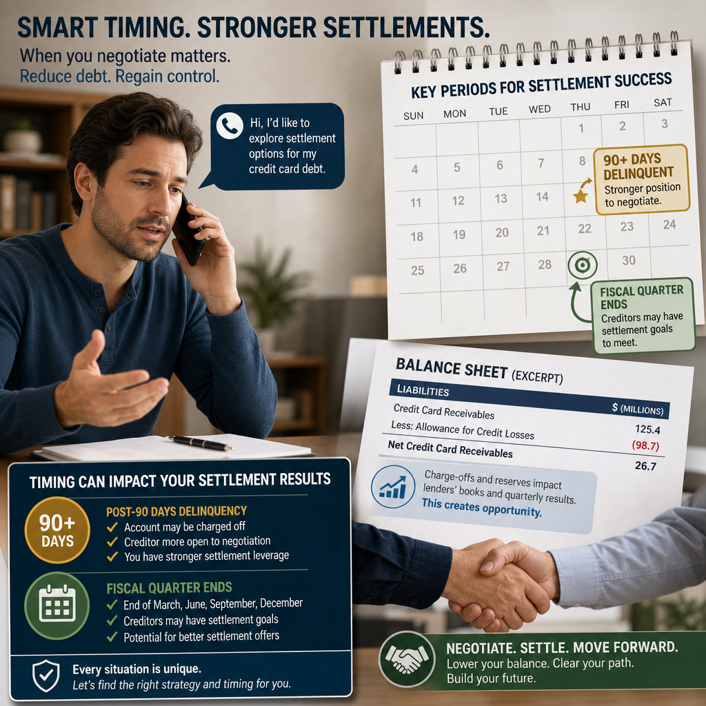 Best Time for Loan Settlement of Credit Card