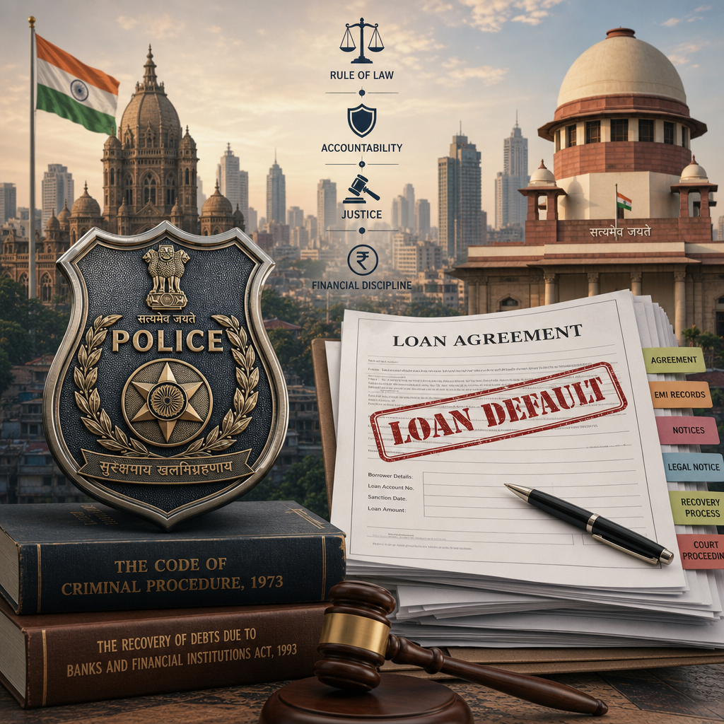 Police Perspective on Loan Defaulters in India