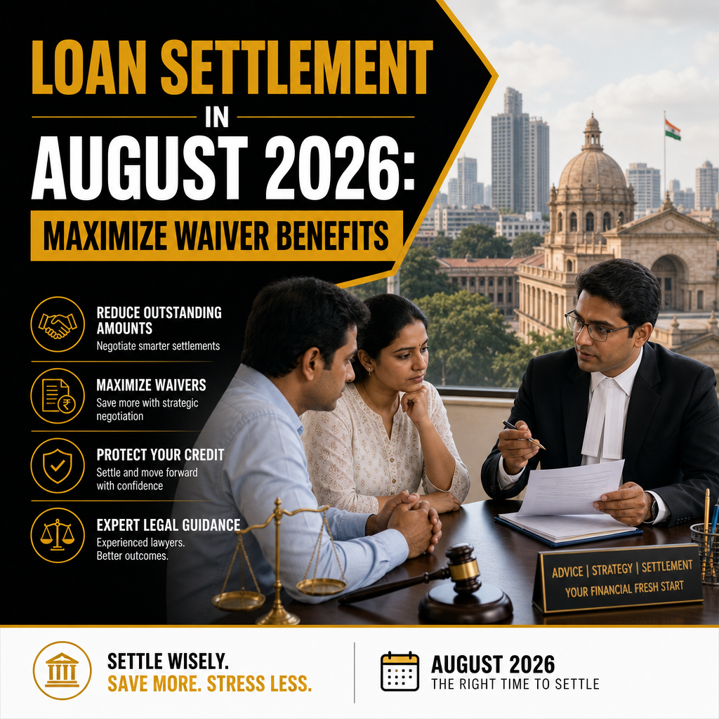 Loan Settlement in August 2026: Maximize Waiver Benefits