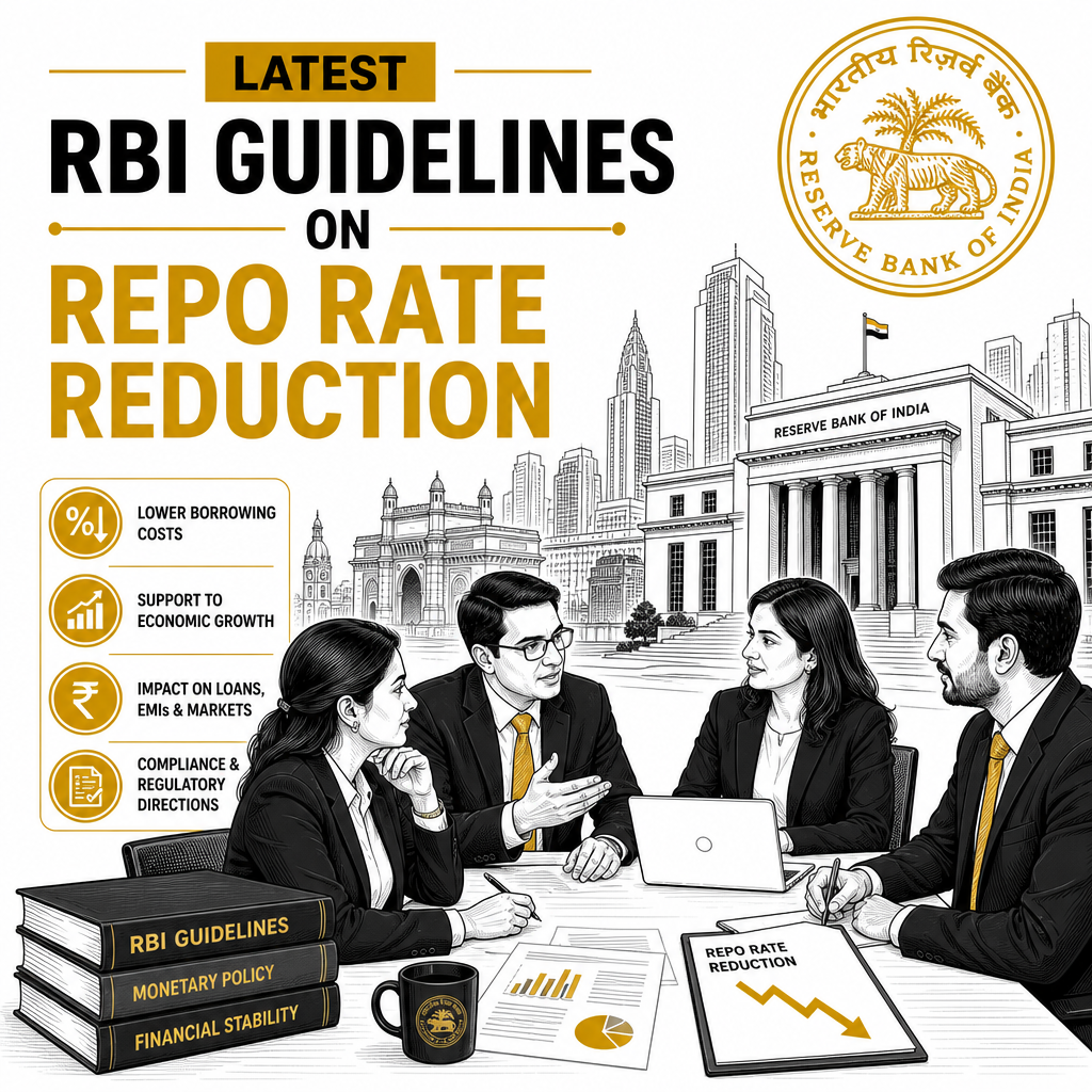 Latest RBI Guidelines on Repo Rate Reduction as of 18th Aug