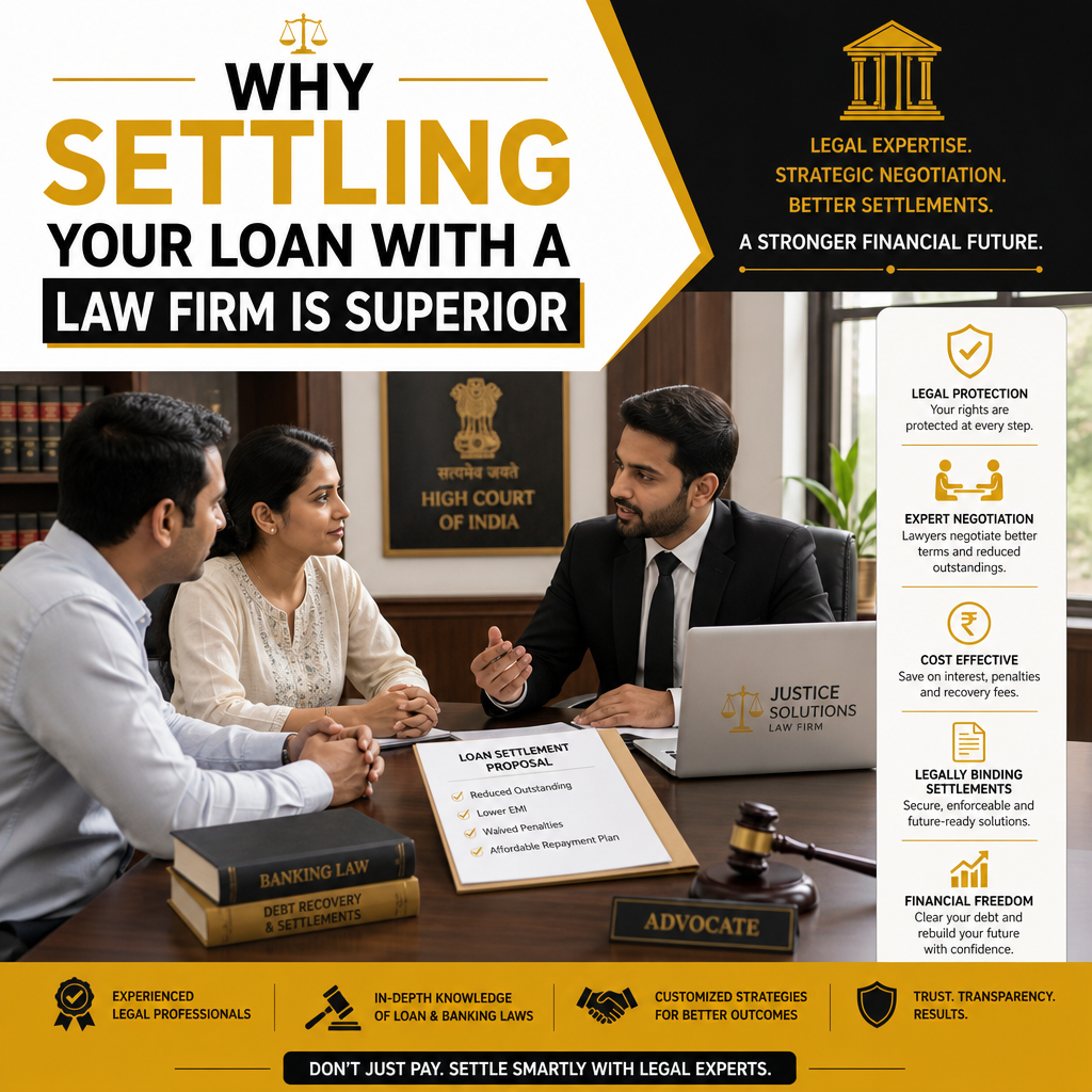 Why Settling Your Loan with a Law Firm is Superior