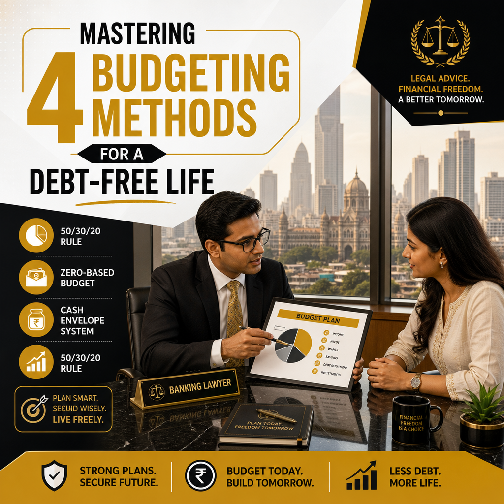 Mastering 4 Budgeting Methods for a Debt-Free Life