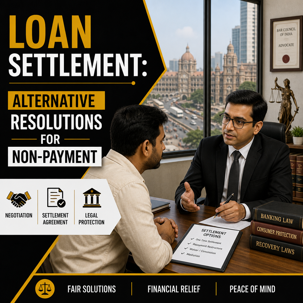 Loan Settlement: Alternative Resolutions for Non-Payment