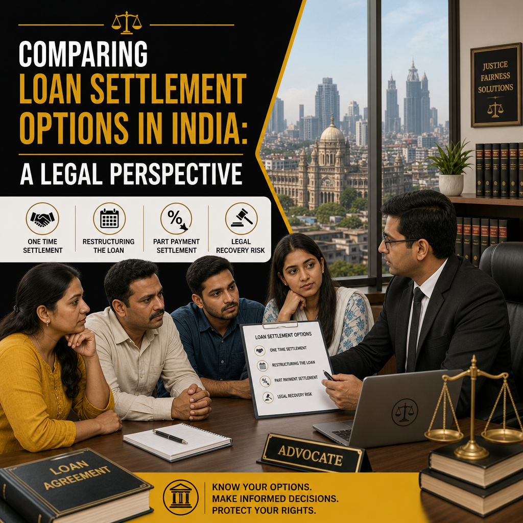 Comparing Loan Settlement Options in India: A Legal Perspective