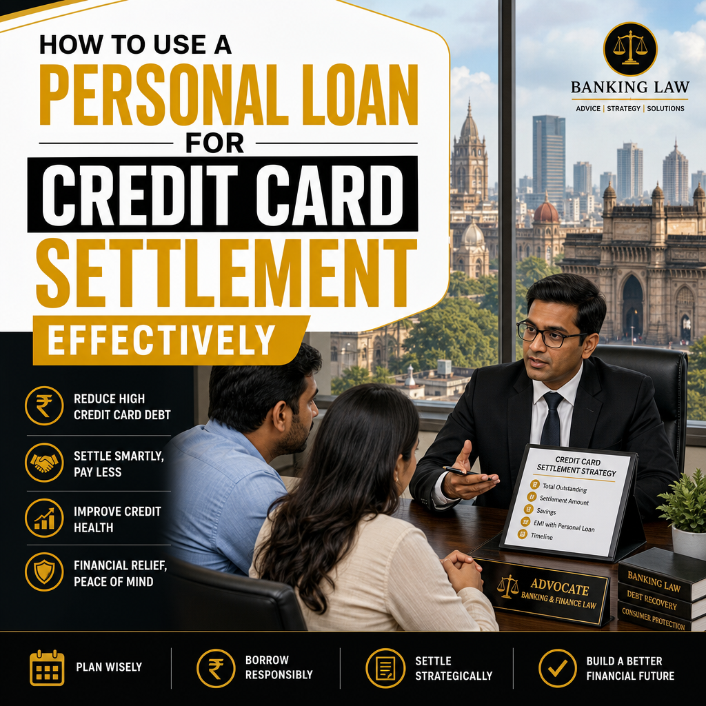 How to Use a Personal Loan for Credit Card Settlement Effectively
