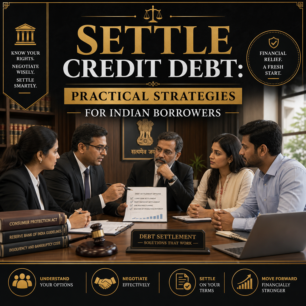 Settle Credit Debt: Practical Strategies for Indian Borrowers (2026)