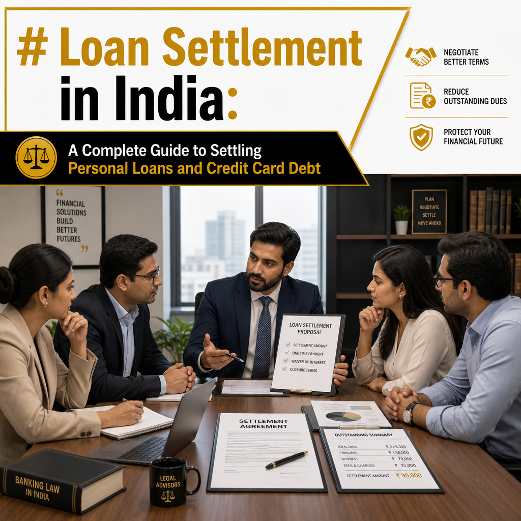 Loan Settlement in India to Settling Personal Loans and Credit Card Debt