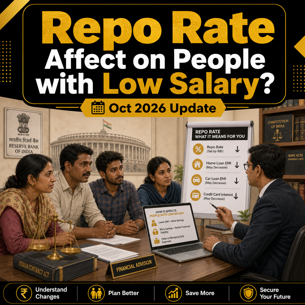 Repo Rate Affect on People with Low Salary? Oct 2026 Update