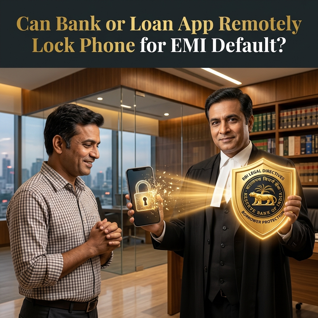 Can Bank or Loan App Remotely Lock Phone for EMI Default? RBI Rules (2026)