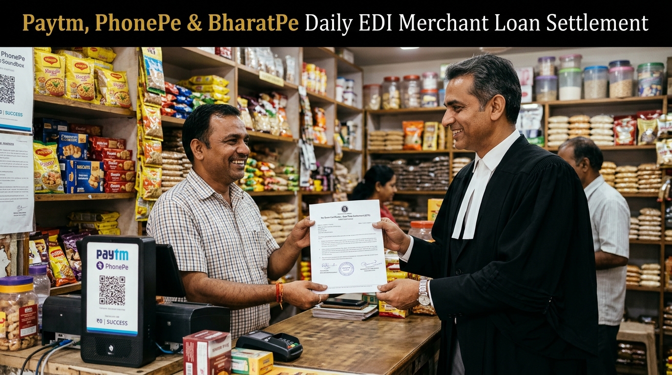 Paytm, PhonePe & BharatPe Daily EDI Merchant Loan Settlement (2026)