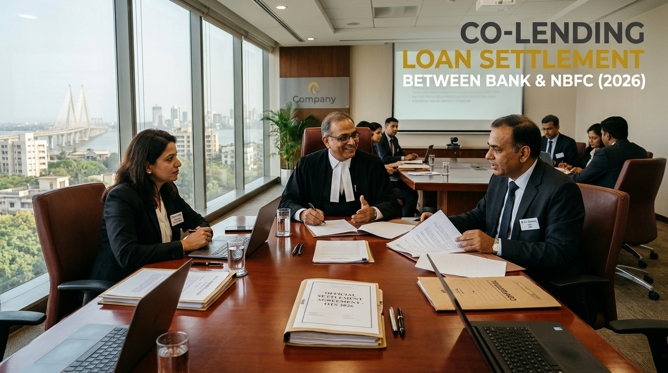 Co-Lending Loan Settlement Between Bank and NBFC in India (RBI 2026)