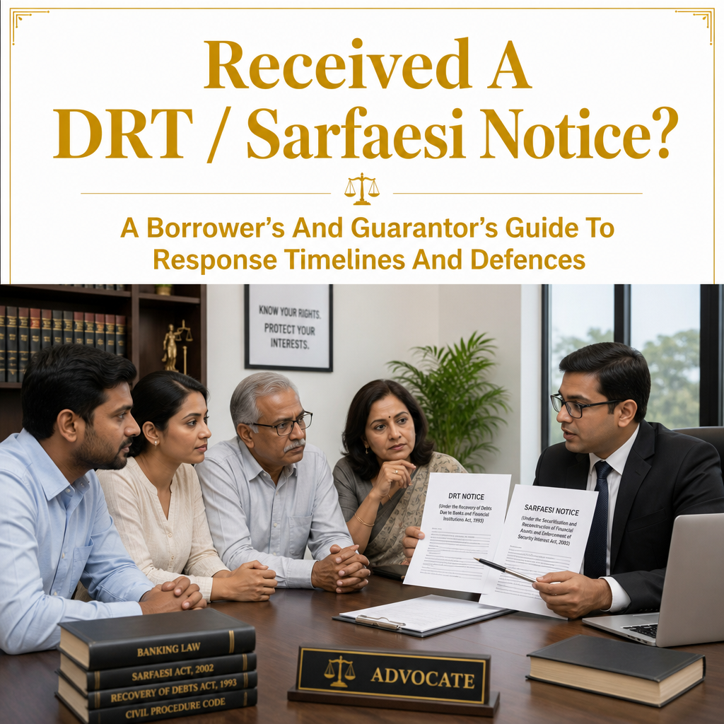 Received A DRT / Sarfaesi Notice? A Borrower’s And Guarantor’s Guide To Response Timelines And Defences