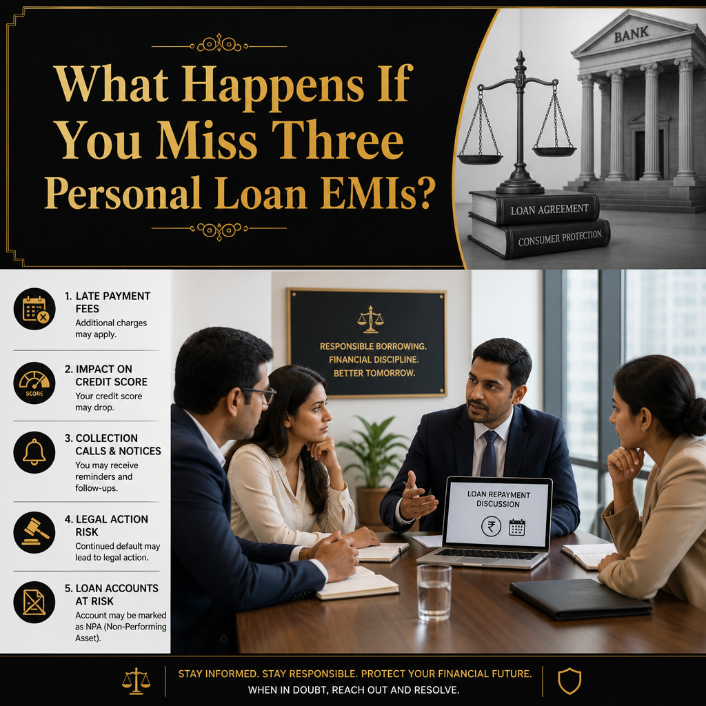What Happens If You Miss Three Personal Loan EMIs?