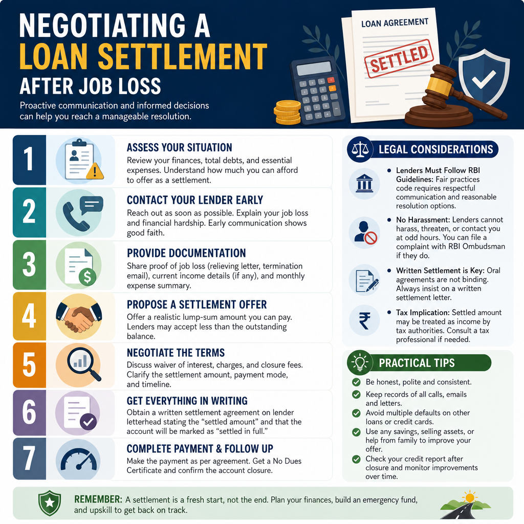 Navigating Loan Settlement When Job Loss Strikes - AMA Legal Solutions | Legal Insights India