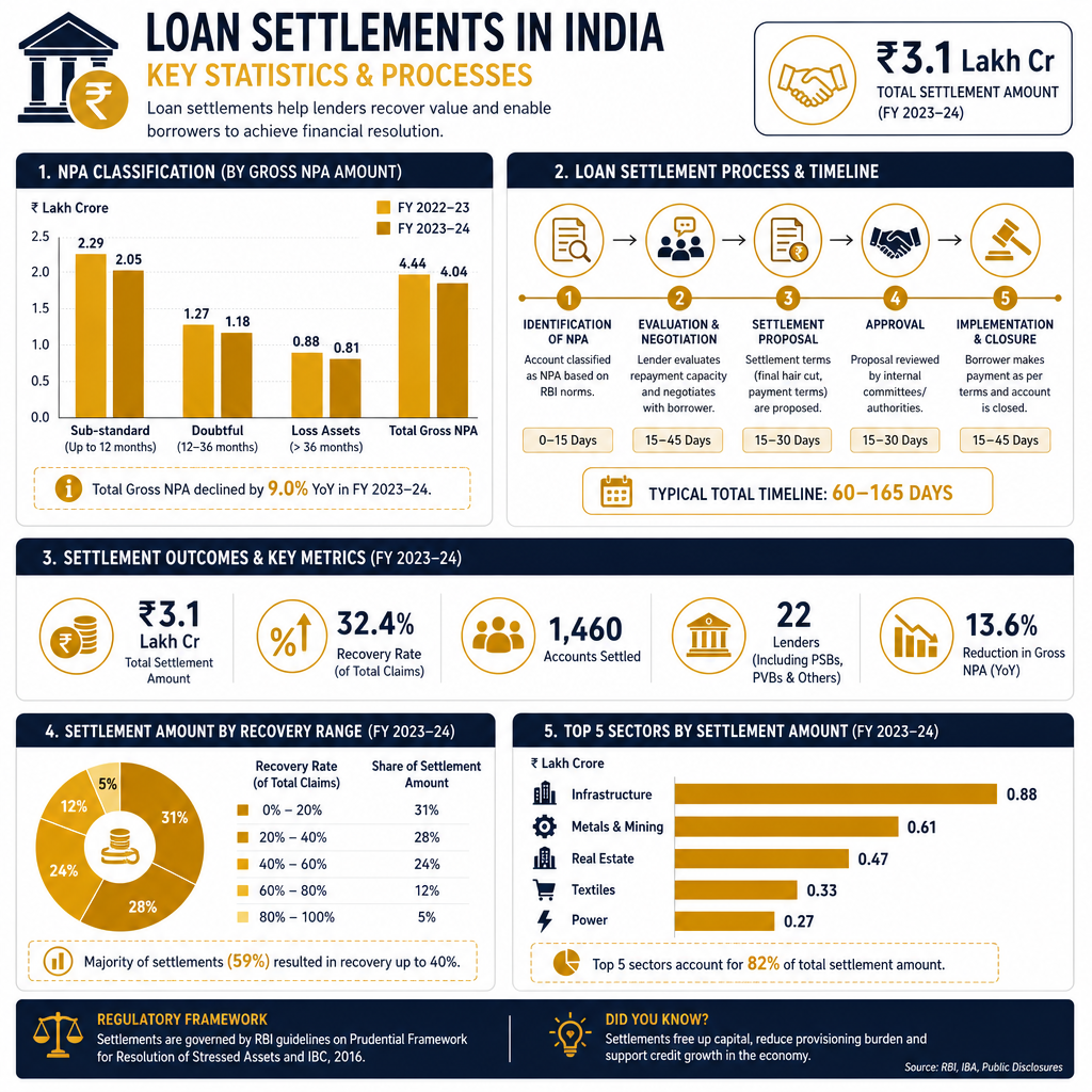 Achieving Loan Settlement in Minimum Time - Data Infographic