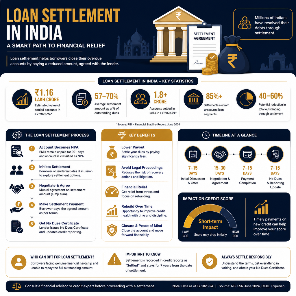 Top Loan Settlement Companies in India: A Comprehensive Guide - Data Infographic