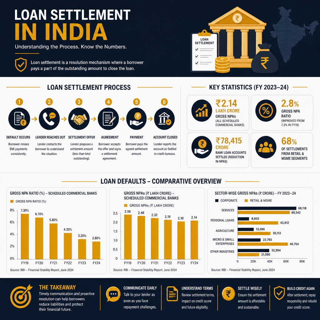 Loan Settlement: Alternative Resolutions for Non-Payment - Data Infographic
