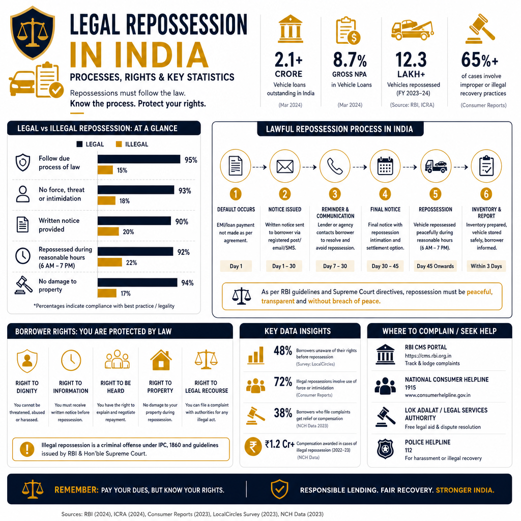 Supreme Court Rules on Repossession of Hypothecated Vehicles - Data Infographic
