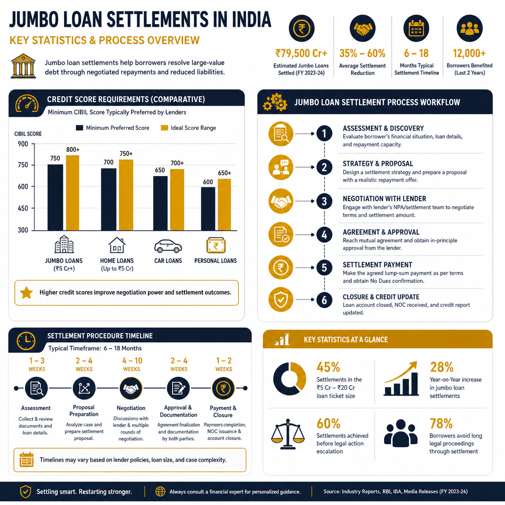 Debt Settlement Strategies for Jumbo Loans: Expert Legal Insights - Data Infographic