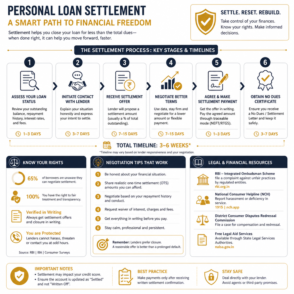I Want to Settle My Personal Loan: What Are My Options in 2026? - Data Infographic