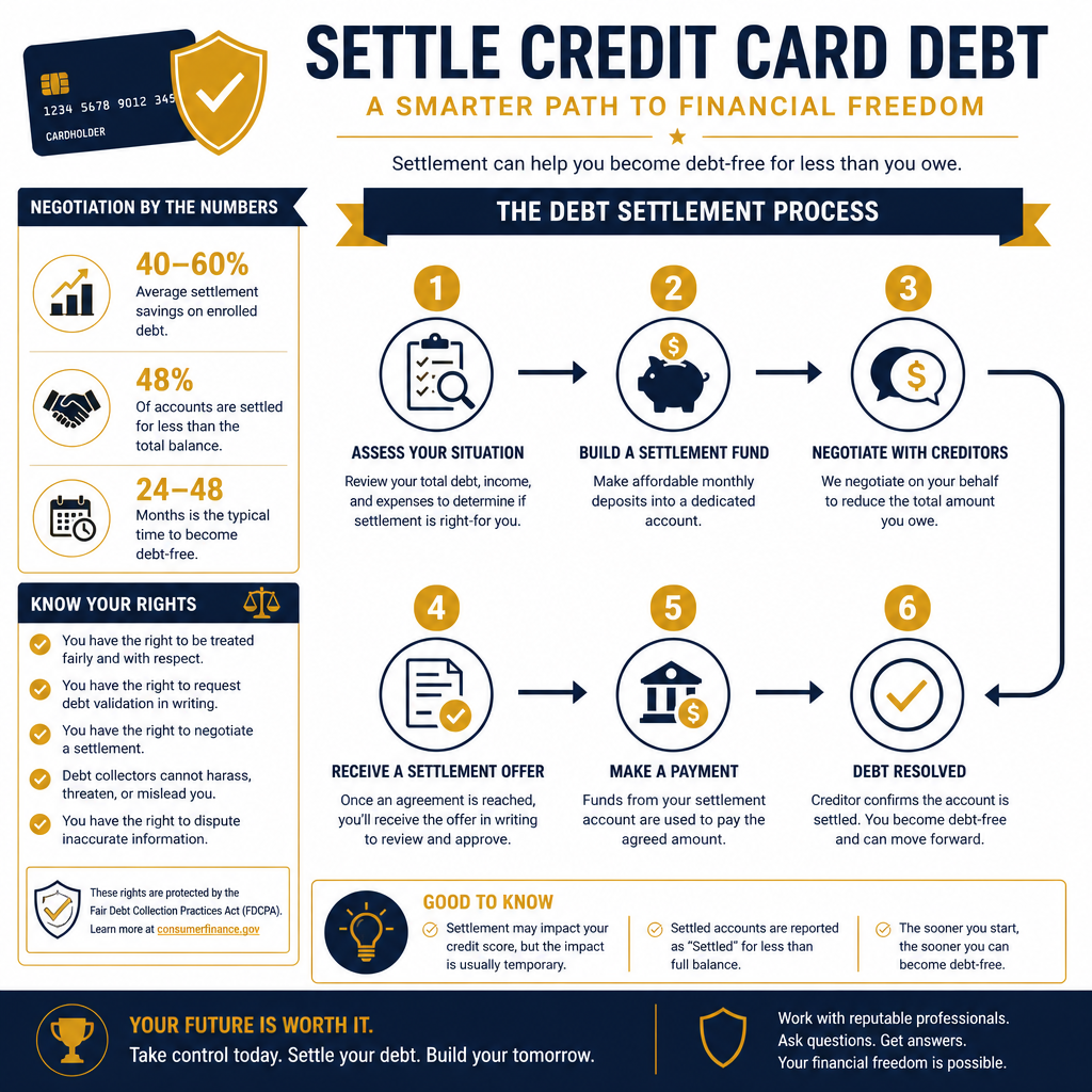 I Want to Settle My Credit Card: Expert Guidance for 2026 - Data Infographic