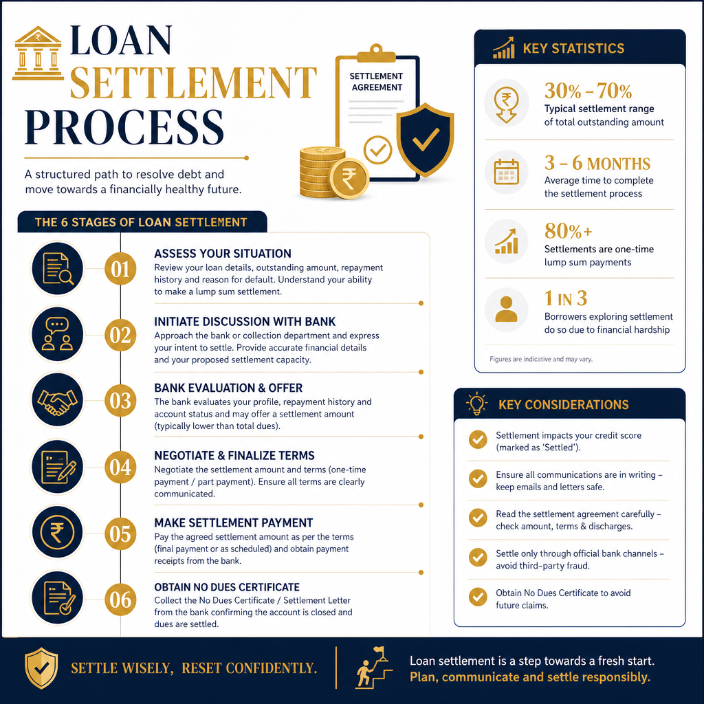 Settlement of Loan with Bank: Understanding Your Rights and Options - Data Infographic