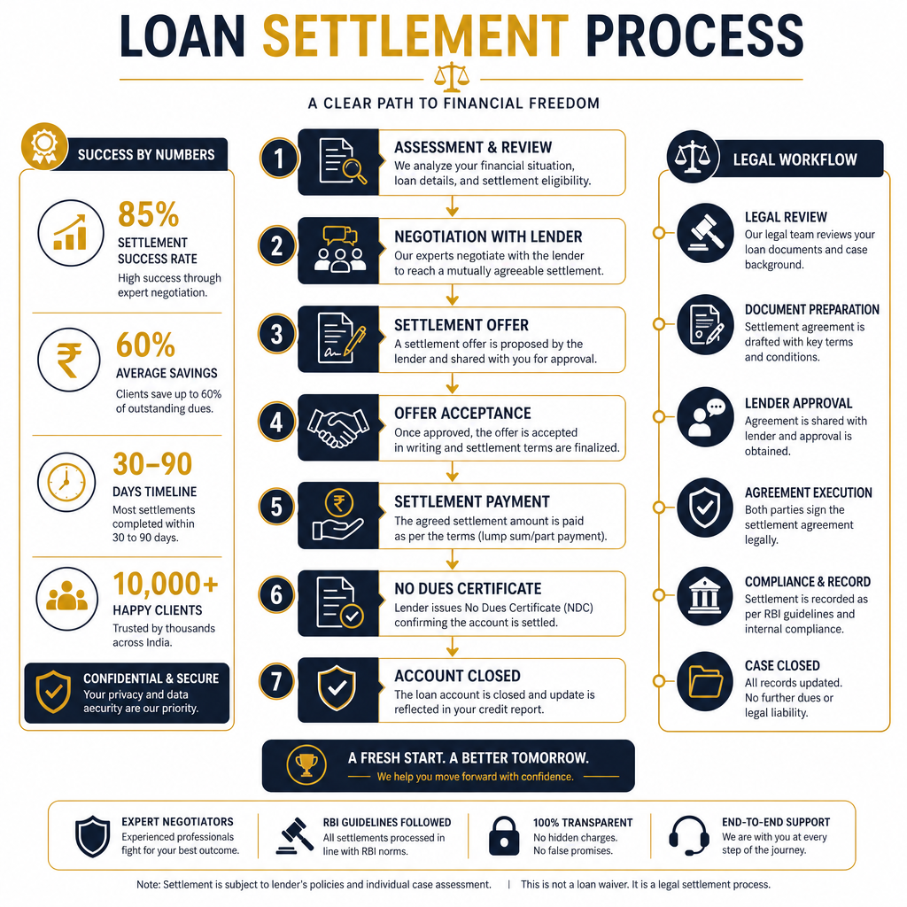 Finding the Best Loan Settlement Agency in India (2026) - Data Infographic