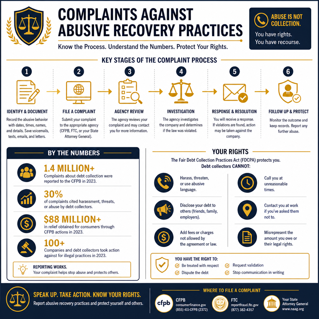 Complaints against abusive recovery practices in India (2026) - Data Infographic
