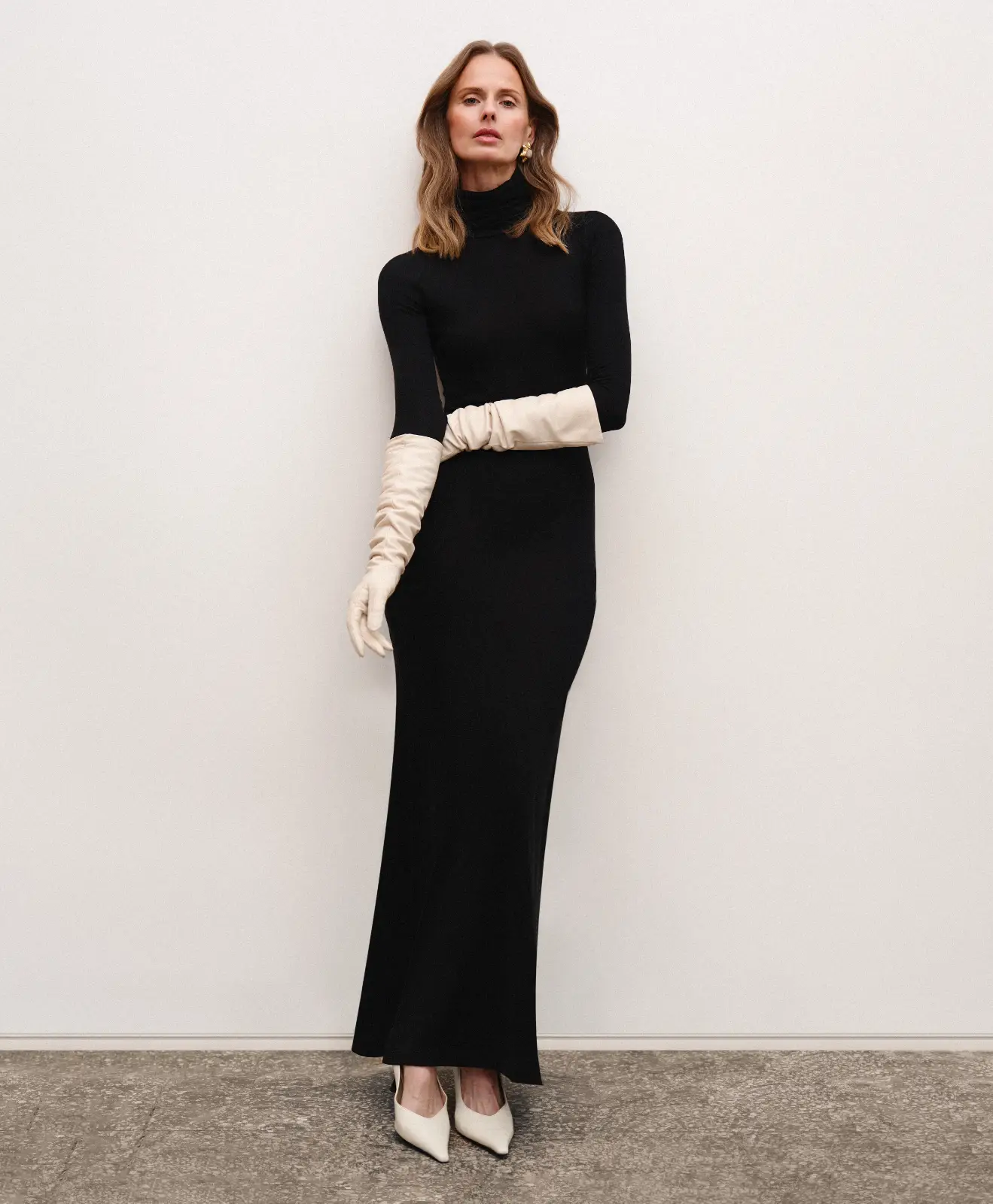 The Opera Gloves creamy white