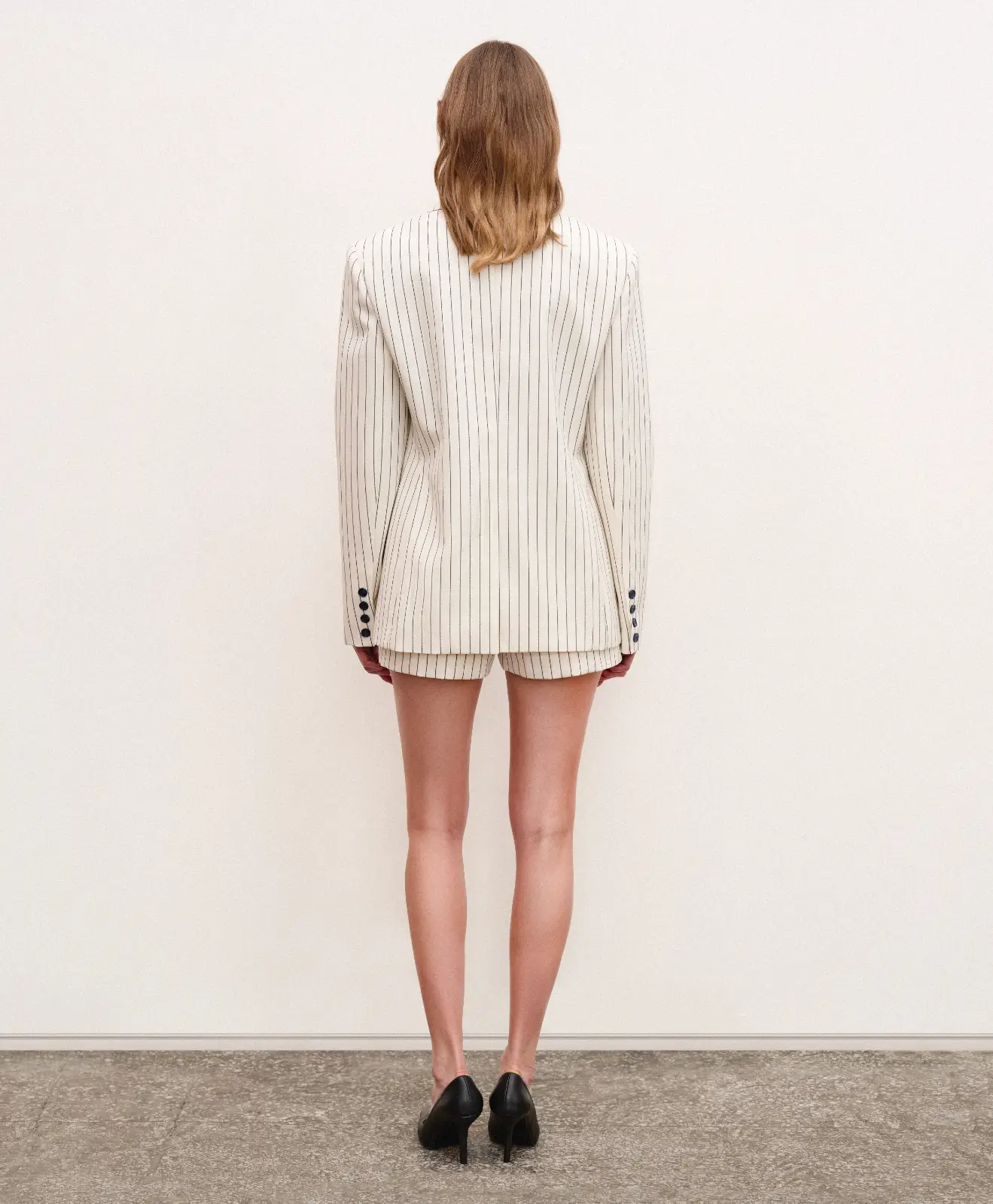 Дизайнерський жіночий блейзер Truman зі 100% вовни білого кольору у стилі Old Money