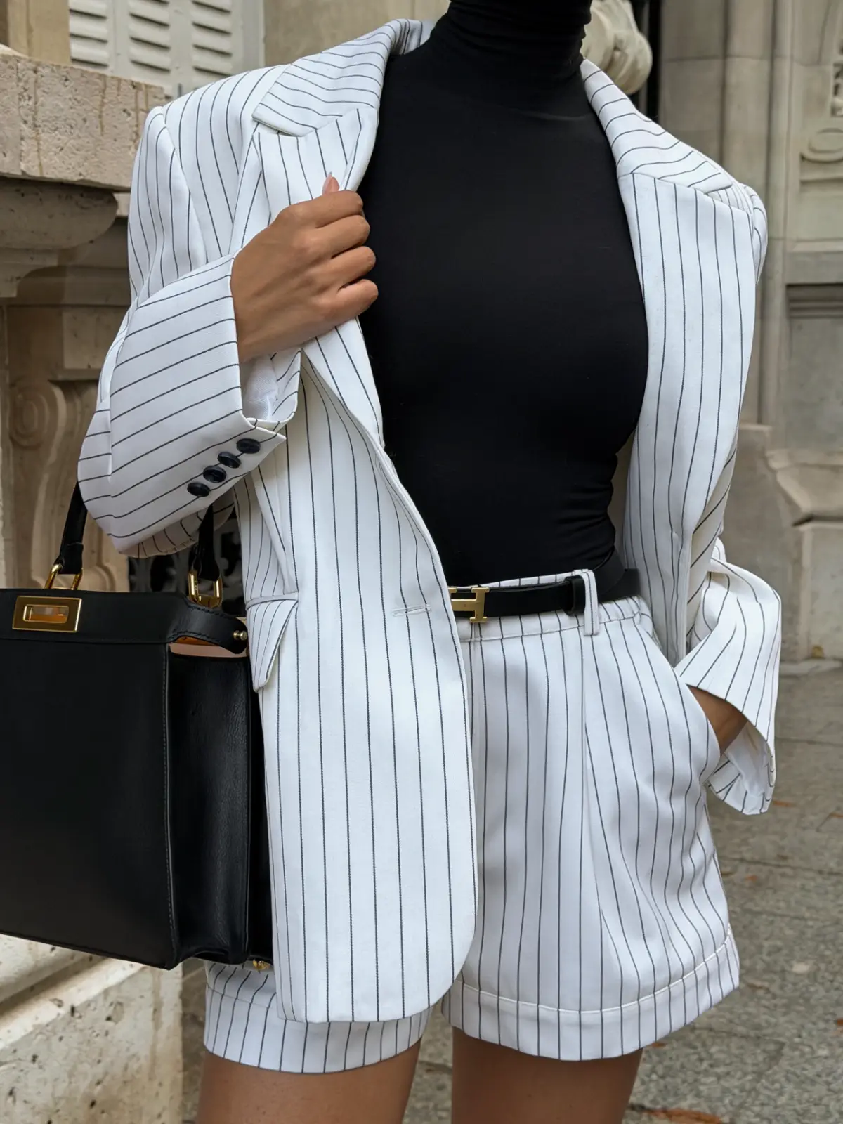 The Truman wool white blazer—classic women’s clothing