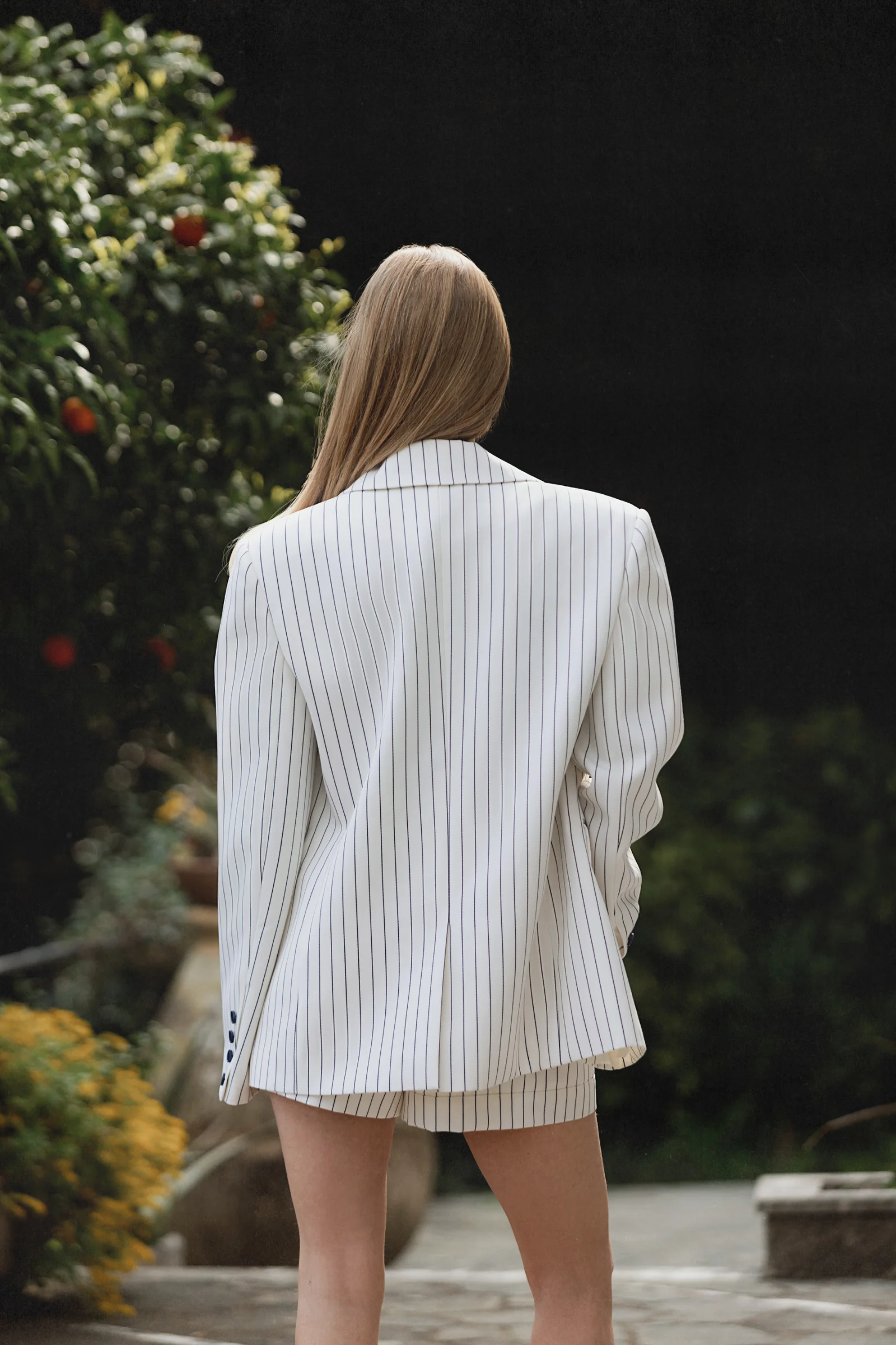 The Truman wool white blazer—classic women’s clothing