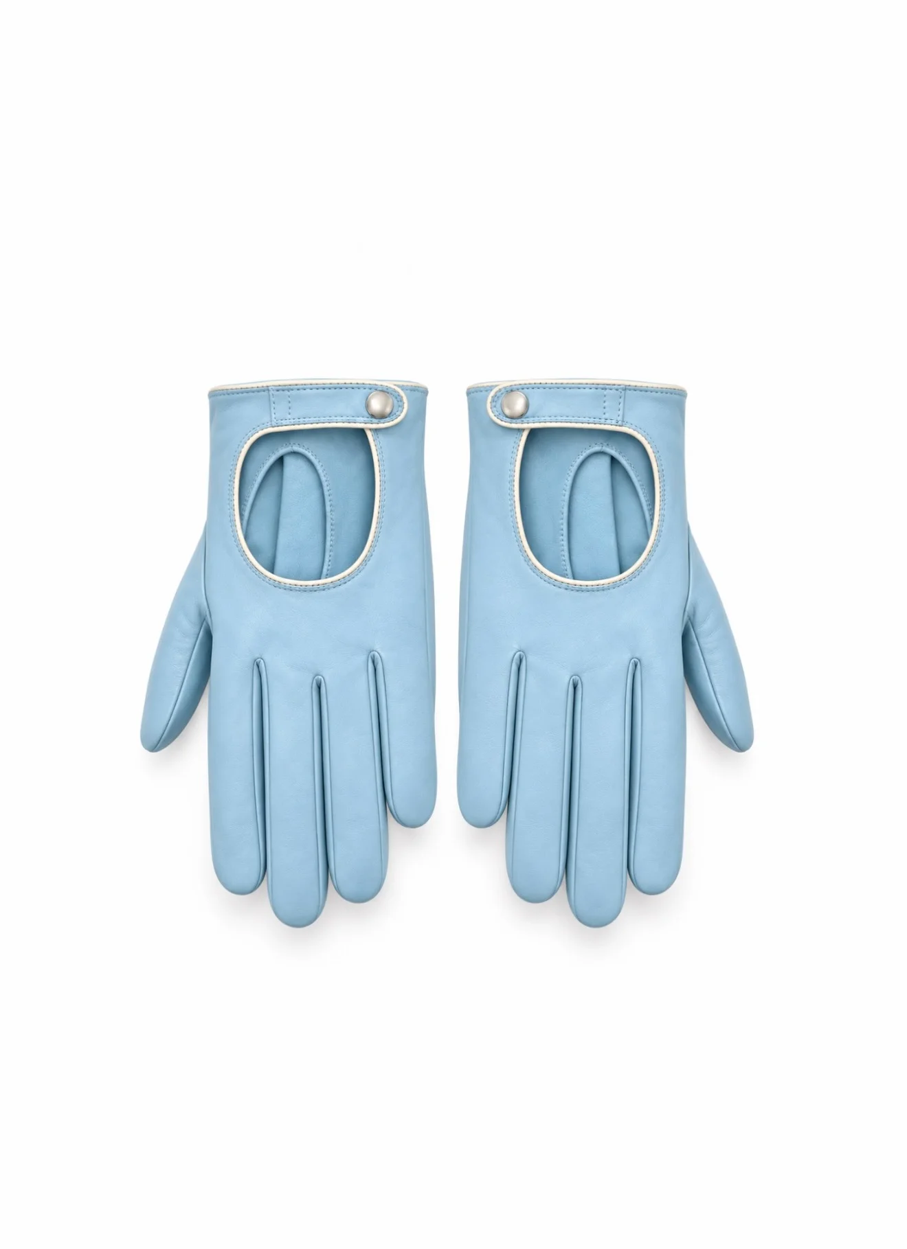 Luxury women’s leather gloves The Grace navy