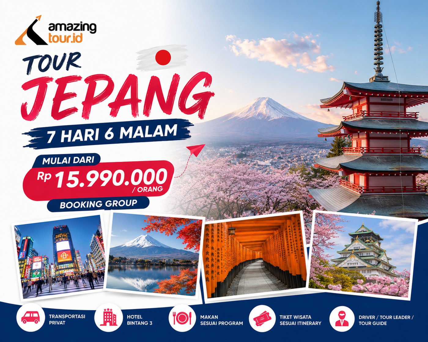 Paket Tour Jepang 7 Hari 6 Malam