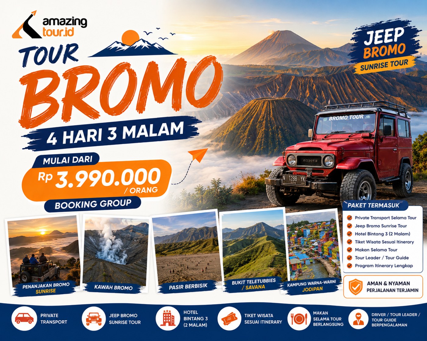 Tour Bromo 4 Hari 3 Malam