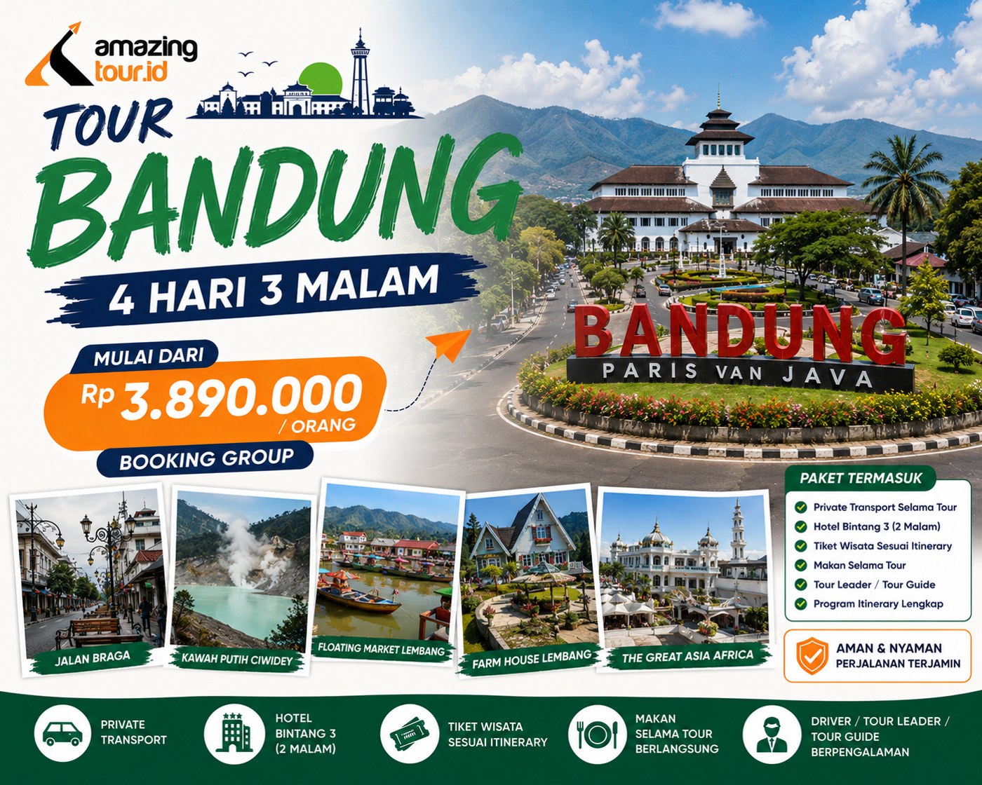 Tour Bandung 4 Hari 3 Malam