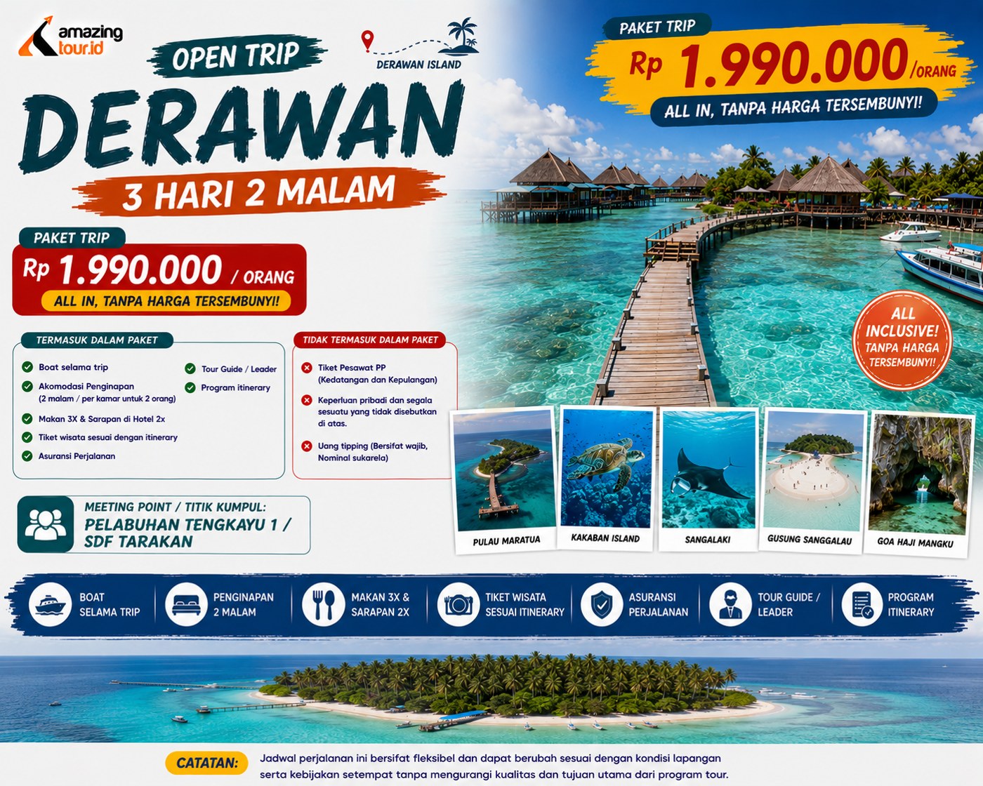 Open Trip Derawan 3 Hari 2 Malam