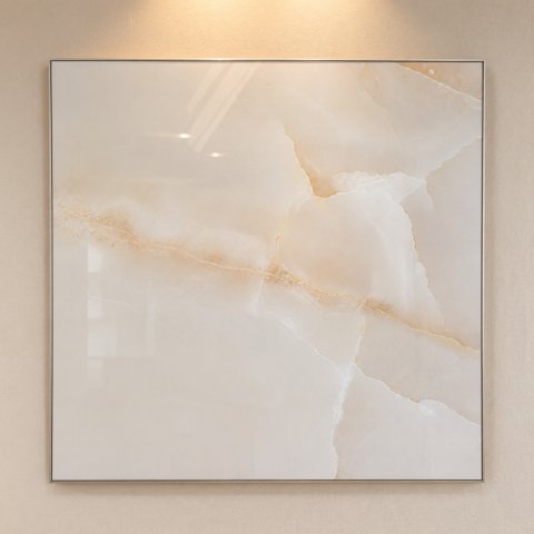 Quadro abstrato branco