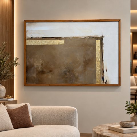 Quadro fita de ouro