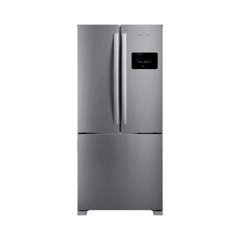 Geladeira Brastemp Frost Free French Door Inverter 559 L Inox BRO85MK