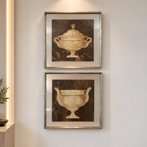Quadro Imperial vaso espelho