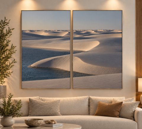 Quadro Dunas água