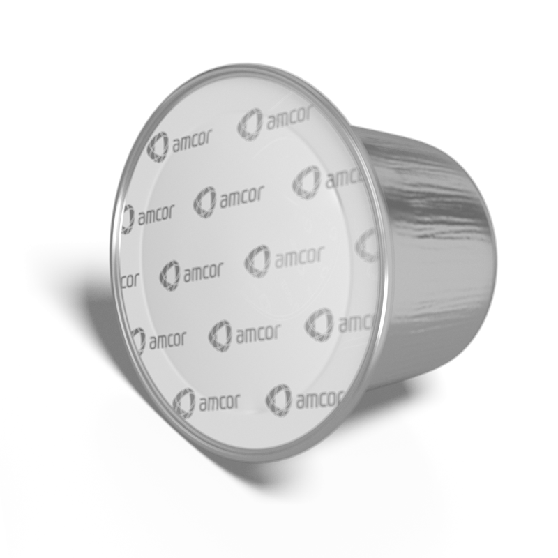 Embossing effect for coffee capsules