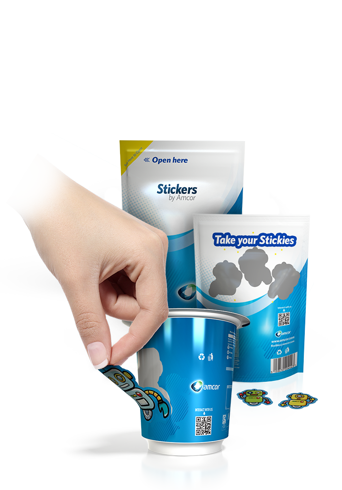 Amcor | Stickers | Flexible Packaging