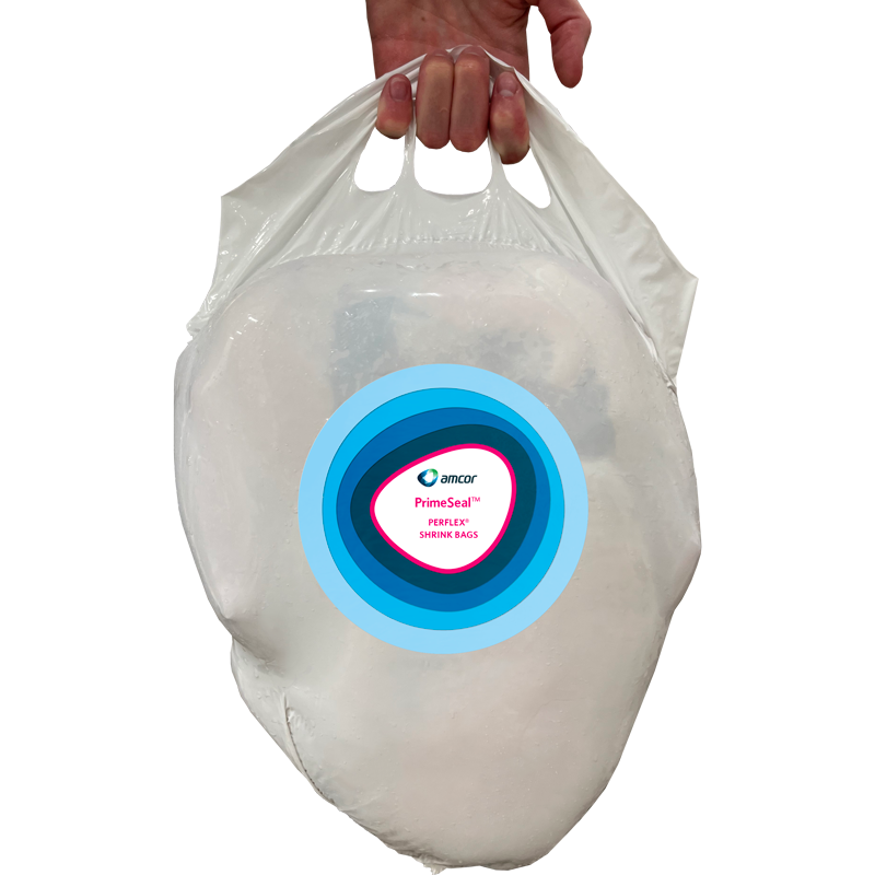 Perflex grab and go handled shrink bag