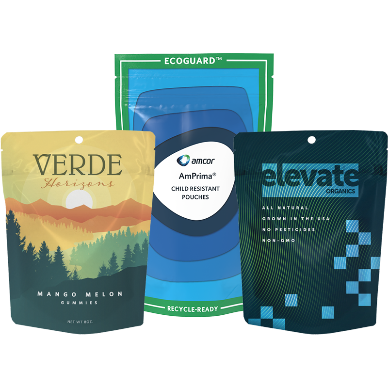 AmPrima® Recycle-Ready Child Resistant Pouches
